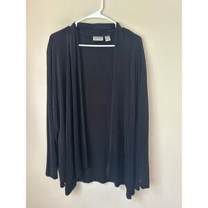Lightweight Open Front Cardigan Black‎ Whismigoth Grunge Fairycore